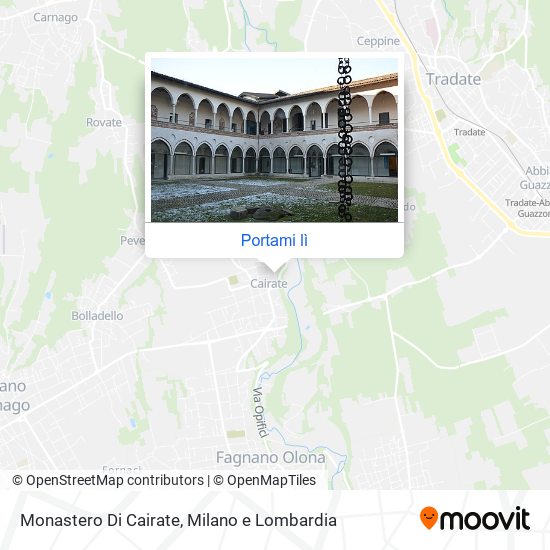Mappa Monastero Di Cairate