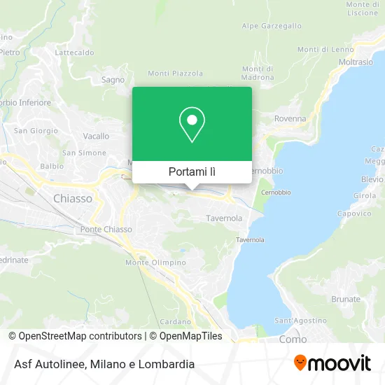 Mappa Asf Autolinee