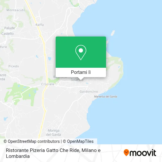 Mappa Ristorante Pizeria Gatto Che Ride