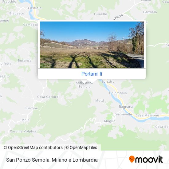 Mappa San Ponzo Semola