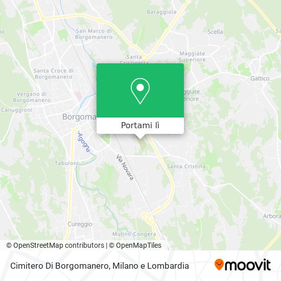 Mappa Cimitero Di Borgomanero