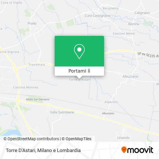 Mappa Torre D'Astari