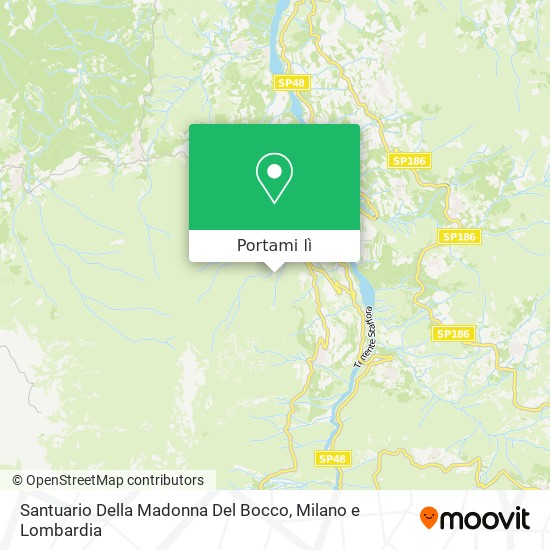 Mappa Santuario Della Madonna Del Bocco
