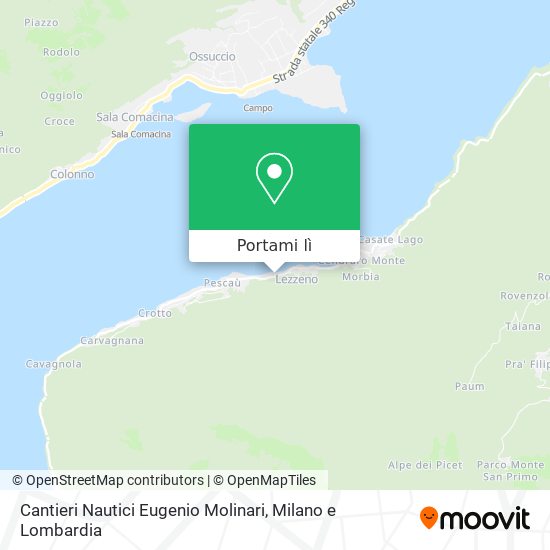 Mappa Cantieri Nautici Eugenio Molinari
