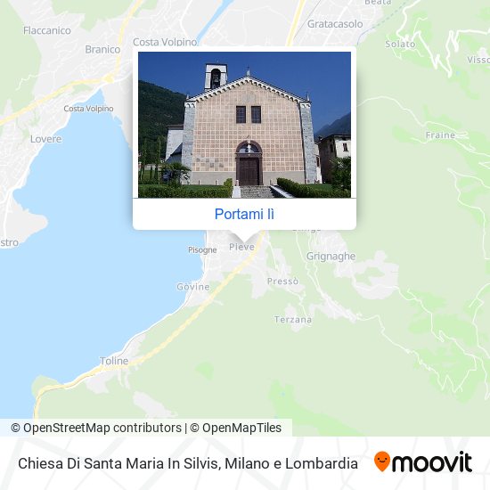 Mappa Chiesa Di Santa Maria In Silvis