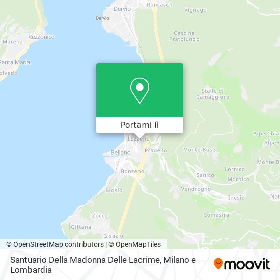 Mappa Santuario Della Madonna Delle Lacrime