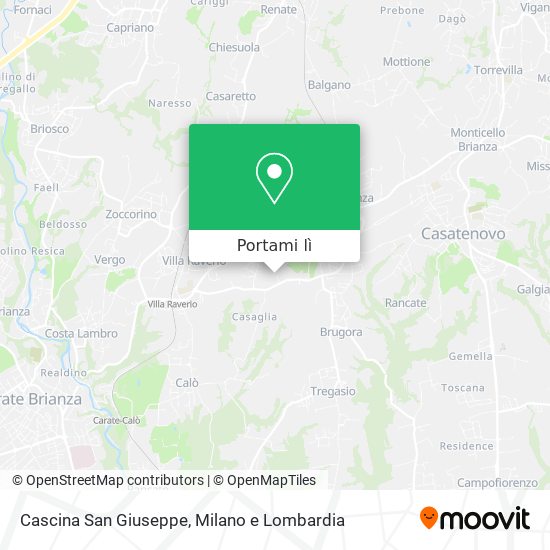Mappa Cascina San Giuseppe