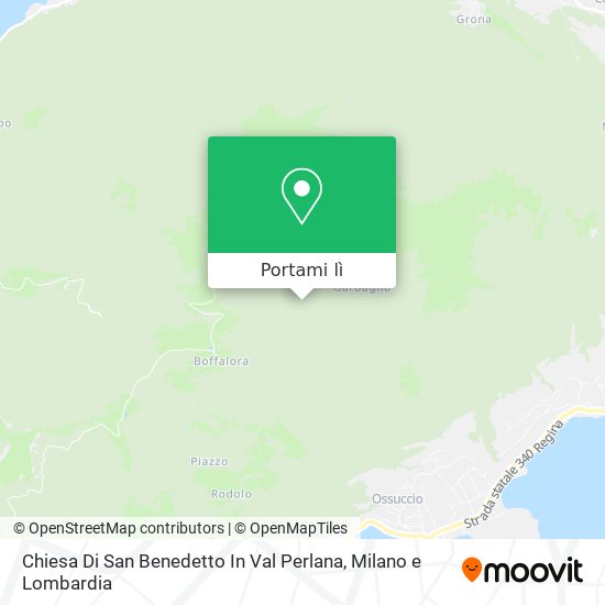 Mappa Chiesa Di San Benedetto In Val Perlana