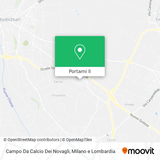 Mappa Campo Da Calcio Dei Novagli