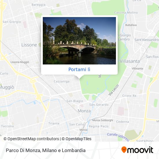 Mappa Parco Di Monza