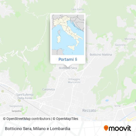 Mappa Botticino Sera