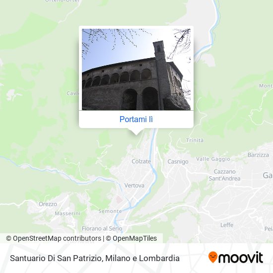 Mappa Santuario Di San Patrizio