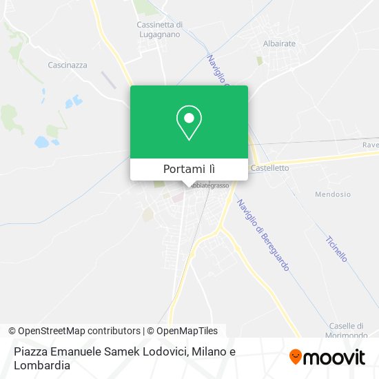 Mappa Piazza Emanuele Samek Lodovici