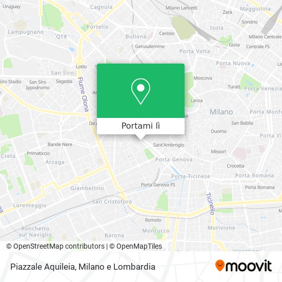 Mappa Piazzale Aquileia
