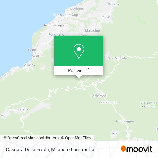 Mappa Cascata Della Froda