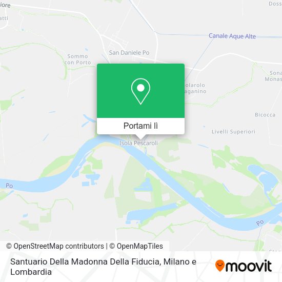 Mappa Santuario Della Madonna Della Fiducia