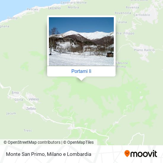 Mappa Monte San Primo