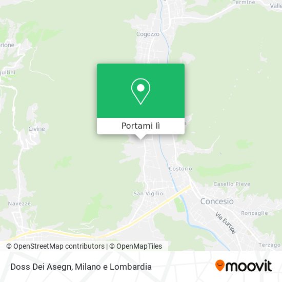 Mappa Doss Dei Asegn