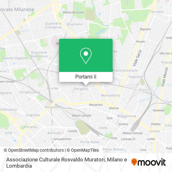 Mappa Associazione Culturale Rosvaldo Muratori