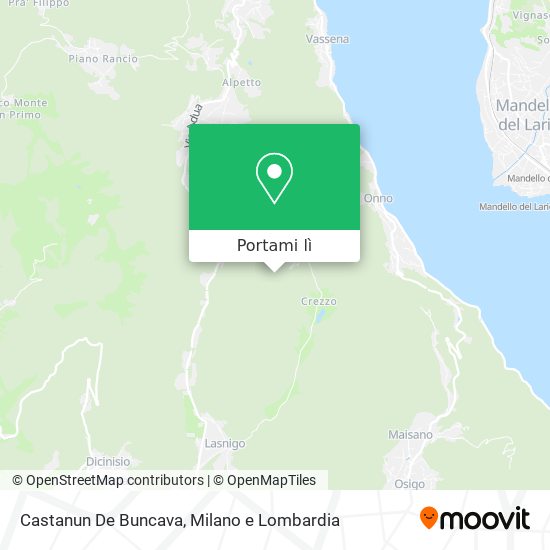 Mappa Castanun De Buncava