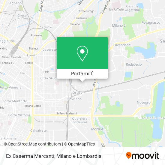 Mappa Ex Caserma Mercanti