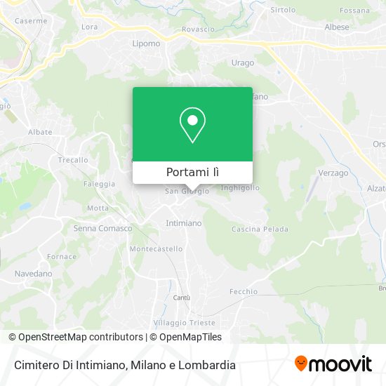 Mappa Cimitero Di Intimiano