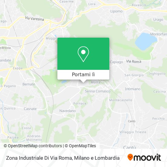 Mappa Zona Industriale Di Via Roma