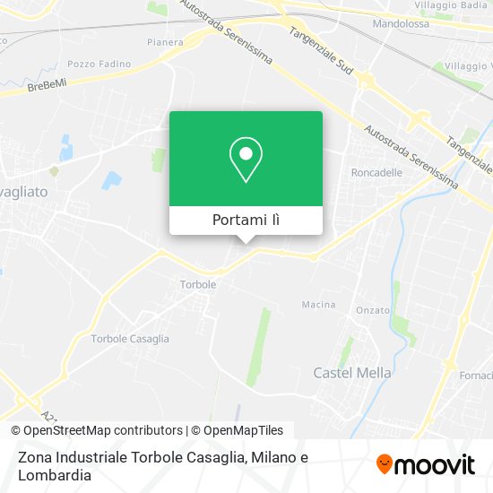 Mappa Zona Industriale Torbole Casaglia