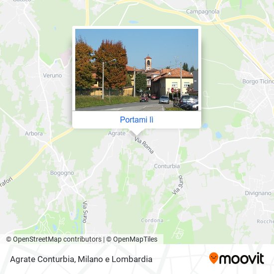 Mappa Agrate Conturbia