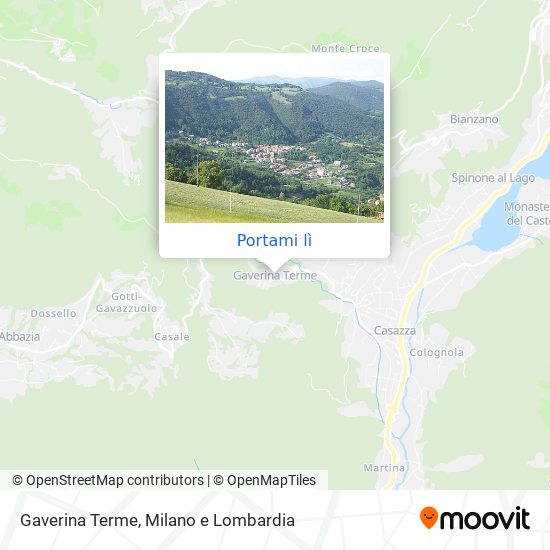 Mappa Gaverina Terme