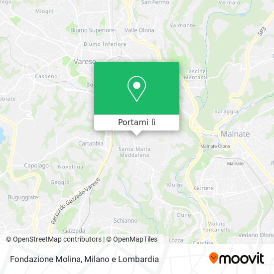 Mappa Fondazione Molina