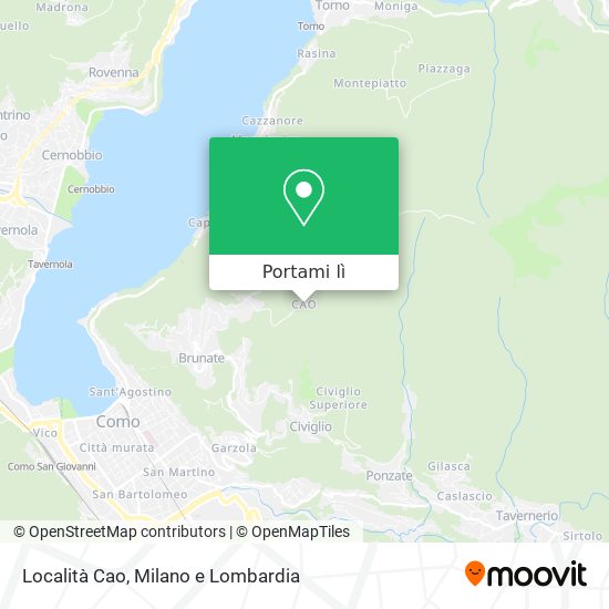 Mappa Località Cao