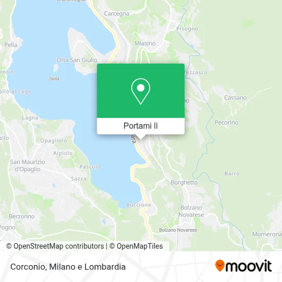 Mappa Corconio