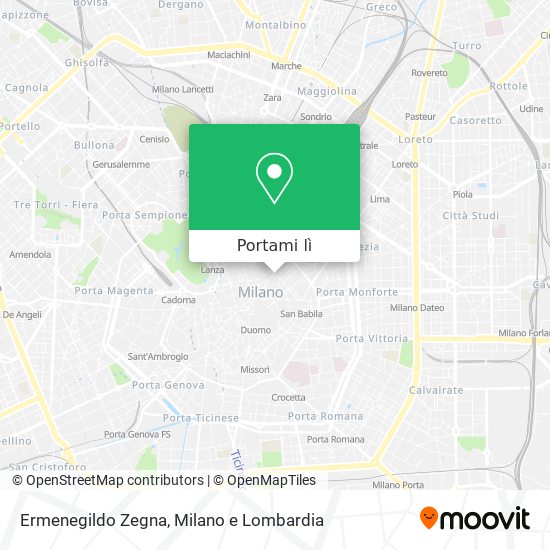 Mappa Ermenegildo Zegna