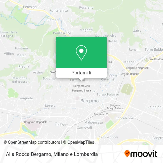 Mappa Alla Rocca Bergamo
