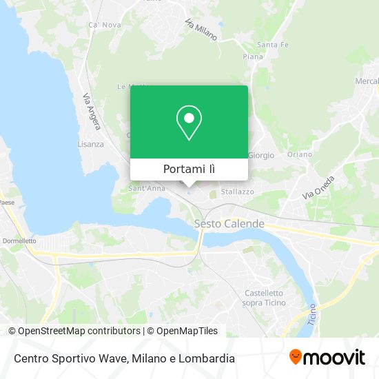 Mappa Centro Sportivo Wave