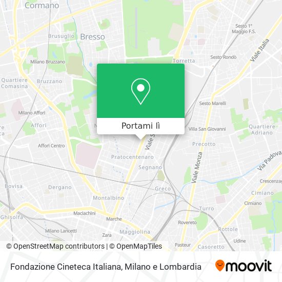 Mappa Fondazione Cineteca Italiana