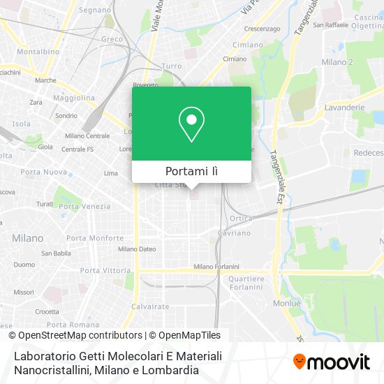 Mappa Laboratorio Getti Molecolari E Materiali Nanocristallini