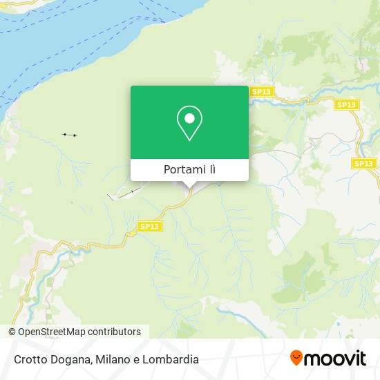 Mappa Crotto Dogana