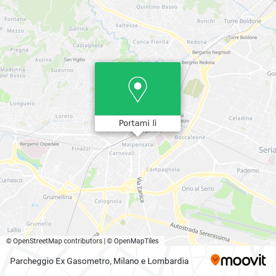 Mappa Parcheggio Ex Gasometro