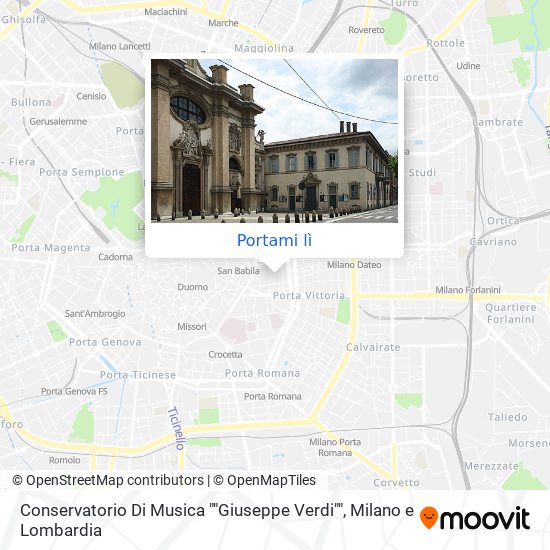 Mappa Conservatorio Di Musica ""Giuseppe Verdi""