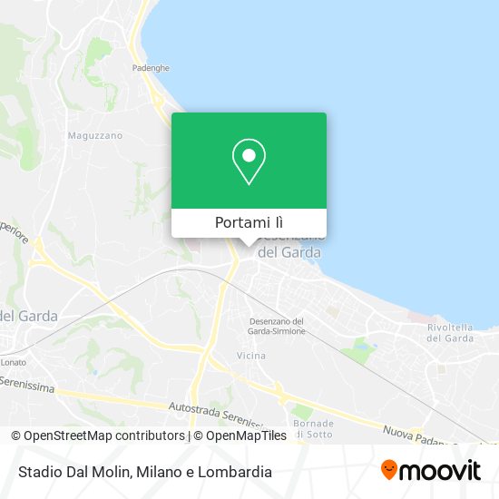 Mappa Stadio Dal Molin
