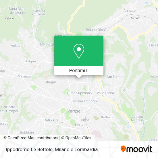 Mappa Ippodromo Le Bettole