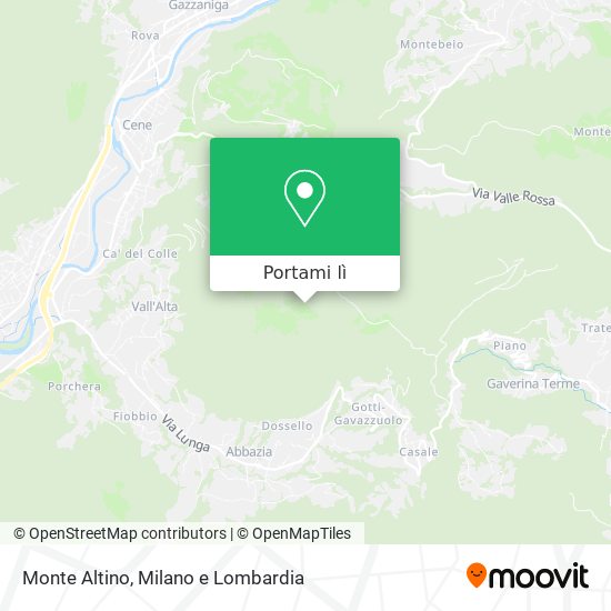 Mappa Monte Altino
