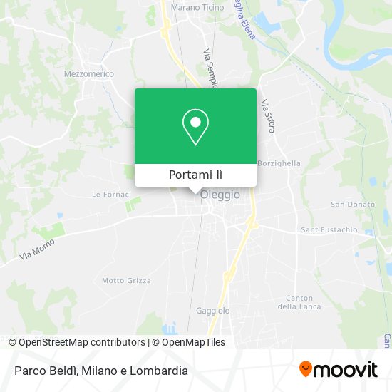 Mappa Parco Beldì