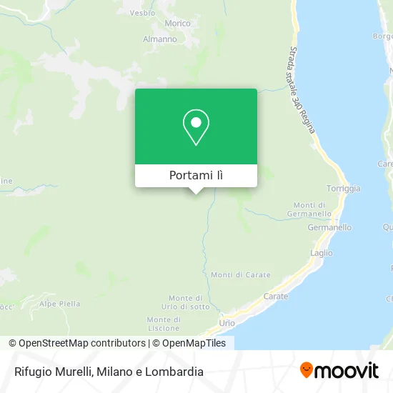 Mappa Rifugio Murelli