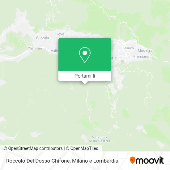 Mappa Roccolo Del Dosso Ghifone