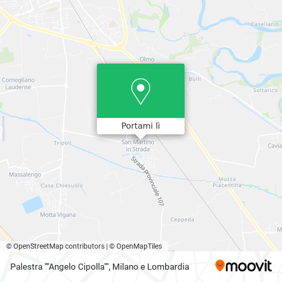 Mappa Palestra ""Angelo Cipolla""