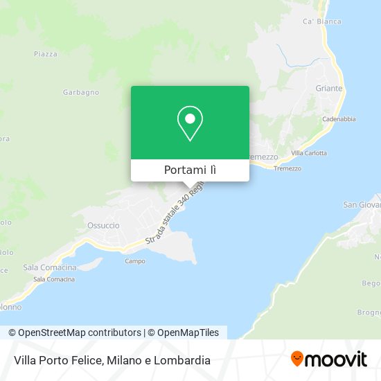 Mappa Villa Porto Felice