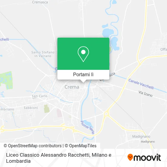 Mappa Liceo Classico Alessandro Racchetti